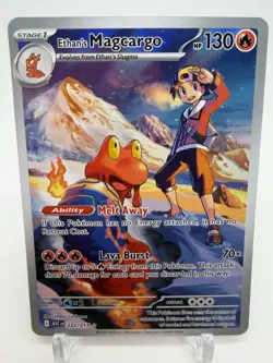 Ethan's Magcargo 222/217 Illustration Rare ME: Ascended Heroes Pokemon Near Mint - Image 3