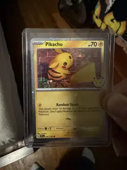 💫 Swirl💫 Stamped 30th Anniversary Pokemon Day 2026 Pikachu 051/162 Near MInt - Image 2