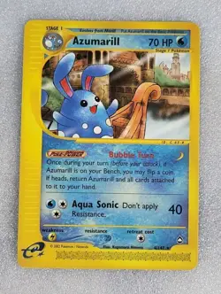 Azumarill 4/147 LP/MP Aquapolis E Series Pokemon TCG - Image 1
