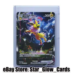 2024 Pokemon PTCG S-Chinese Sword&Shield Jolteon Vmax HR CSHC 009/009 HOLO NM - Image 1