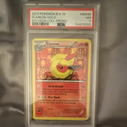 The Pokemon Company 2013 Pokemon B&W Flareon Holo Promo BW88 PSA 7 English - Image 1