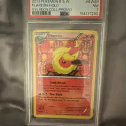 The Pokemon Company 2013 Pokemon B&W Flareon Holo Promo BW88 PSA 7 English - Image 3