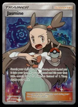 2019 Pokemon Sun & Moon - Team Up Jasmine #177 Light Play - Image 1
