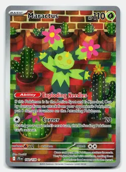 MARACTUS JOURNEY TOGETHER 160/159 NM ILLUSTRATION RARE POKEMON - Image 2