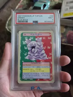 Pokemon Topsun Blue Back Dratini & Grimer Psa 9 - Image 4