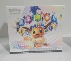 Pokemon TCG Scarlet And Violet Prismatic Evolution ETB Elite Trainer Box - Image 1