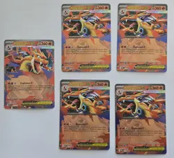 Pokemon 8x Mega Charizard X&Y Ex #22, 29, 30 Mint Black Star Promo+Ascended🔥 - Image 4