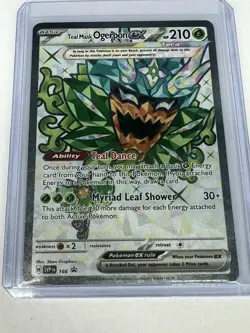 Pokemon Teal Mask Ogerpon ex - 166 - Surging Sparks - Black Star Promo - NM - Image 1