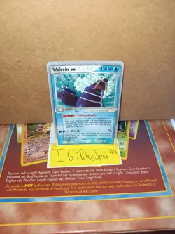 Pokemon 2007 Ex Power Keepers Waltein Ex #99/108 Near Mint-Lightly Played - Image 1