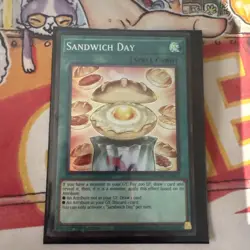YuGiOh! Sandwich Day MZMU-EN056 Super Rare 1st Edition - Image 1