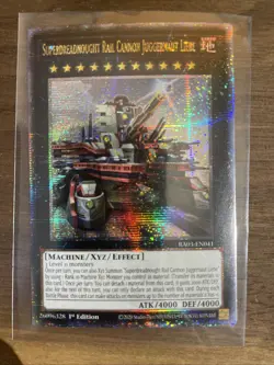 NM Yugioh Superdreadnought Rail Cannon Juggernaut Liebe ALT ART RA03-EN041 - Image 1