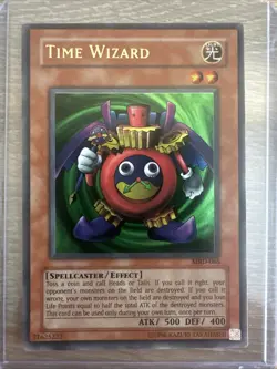 Yugioh! MP Time Wizard - MRD-065 - Ultra Rare - Unlimited Edition NM - Image 1