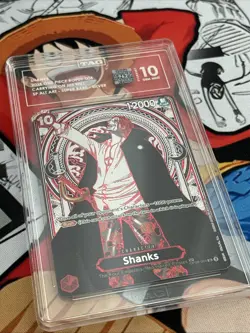 TAG 10 Shanks Silver SP One Piece OP09-004 Alt Art English. - Image 2