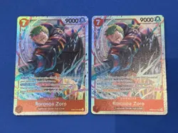 Roronoa Zoro EB04-007 SR One Piece TCG English X2 NM - Image 1