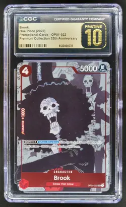 2022 ONE PIECE BROOK PROMO OP01-022 CGC 10 PRISTINE A PT - Image 1
