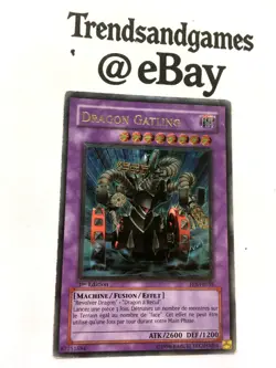 YUGIOH - DRAGON GATLING - FET-FR035 - 1ST ED - ULTIMATE PLAYED FLAMING ETERNITY - Image 2