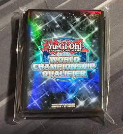 YuGiOh - 60 Black Card Sleeves - World Championship Qualifier - 2022 - Sealed - Image 1