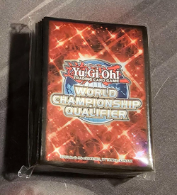YuGiOh - 60 Red Card Sleeves - World Championship Qualifier - 2023 - Sealed - Image 1