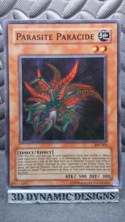 | Yugioh Parasite Paracide PSV-003 Super Rare Pharaohs Servant PL 🔥 | - Image 1