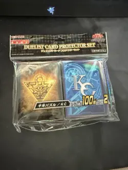 Yugioh Card Protector Millennium Puzzle & KC 100 x 2 Sleeve KONAMI - Image 1