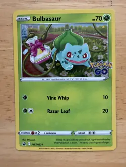 Pokemon TCG Bulbasaur SWSH231 Sword & Shield Promo Holo Basic English Card - Image 1