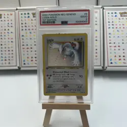 Pokemon Lugia Neo Genesis 1st Edition Holo Rare #9 PSA 2 - Image 1