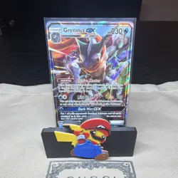 Pokemon Greninja GX Promo Holo SM197 SM 230 HP Stage 2 Elusive Master Card - Image 1