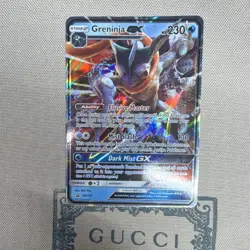 Pokemon Greninja GX Promo Holo SM197 SM 230 HP Stage 2 Elusive Master Card - Image 2