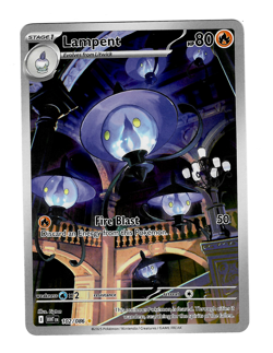 Lampent 102/086 - Pokemon TCG - White Flare Illustration Rare - NM - Image 1