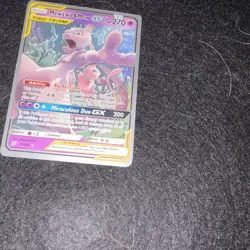 Pokemon Mewtwo & Mew GX TAG TEAM Ultra Rare World Championship 71/236 2019 270 … - Image 1