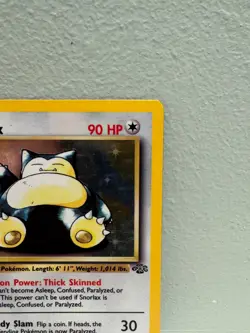 Pokemon Jungle Snorlax Holo 11/64 WOTC Vintage Rare Unlimited - Image 3