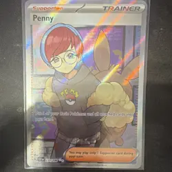 The Pokemon Company Penny 239/198 SV01 Scarlet & Violet Ultra Rare Full Art Holo - Image 1