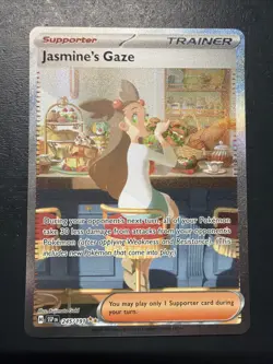 Pokemon TCG Jasmine's Gaze Full Art Holo Trainer Surging Sparks #245/191 - Image 1