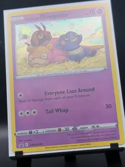Galarian Slowpoke SWSH126 HD Galaxy Swirl Pokemon Black Star Promo - Image 3