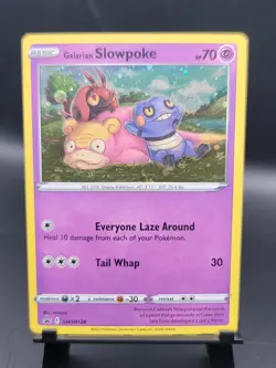 Galarian Slowpoke SWSH126 HD Galaxy Swirl Pokemon Black Star Promo - Image 4
