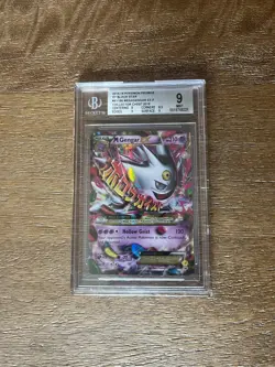 Pokemon M Mega Gengar EX XY166 Black Star Promo - Shiny - Beckett BGS 9 Mint - Image 1