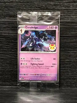 Pokemon Day 2024 Stamp Promo Ceruledge 040/091 Sealed - Image 1