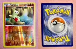 Larvitar | 40/124 | Fates Collide | 2016 Pokemon Common | Reverse Holo | LP - Image 3