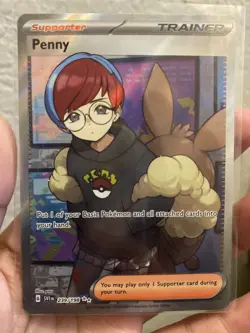 Pokemon TCG Penny Full Art 239/198 SV01 Scarlet & Violet Base Set NM - Image 1