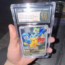 Pokemon Pikachu 001/SV-P Sv-P Promo Holo Japanese CGC Pristine 10 2022 - Image 1