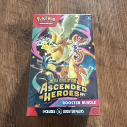 Pokemon TCG Mega Evolution Ascended Heroes Booster Bundle Sealed - Image 1