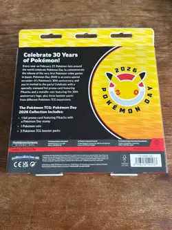 Pokemon TCG Pokemon Day 2026 Collection Box Promo Pikachu Coin Booster - Image 2