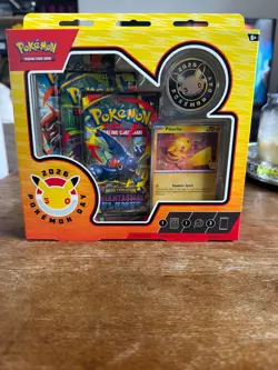 Pokemon TCG Pokemon Day 2026 Collection Box Promo Pikachu Coin Booster - Image 3