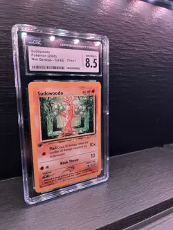Sudowoodo Pokemon (2000) Neo Genesis - 1st Ed. - 77/111 Vintage Graded Card - Image 1