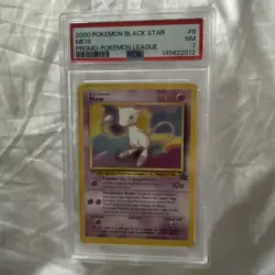 Pokemon TCG Mew Black Star Promo #8 2000 PSA7 - Image 1