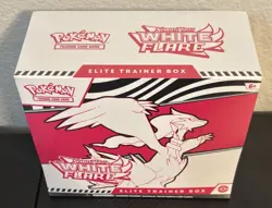POKEMON TCG SEALED Scarlet & Violet WHITE FLARE ETB Elite Trainer Box - Image 2