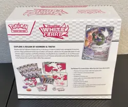 POKEMON TCG SEALED Scarlet & Violet WHITE FLARE ETB Elite Trainer Box - Image 3