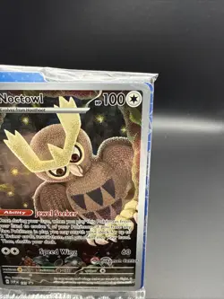 Noctowl Pokemon Center ETB Promo SEALED Stellar Crown #141 - Image 3