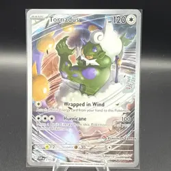 Tornadus 210 White Flare Pokemon Center Stamped Promo Holo Black Star 🔥 - Image 1