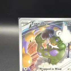 Tornadus 210 White Flare Pokemon Center Stamped Promo Holo Black Star 🔥 - Image 2